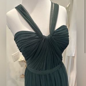 Cold-shoulder Chiffon dress | Amsale | size 8